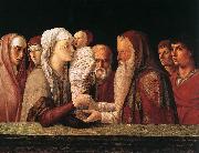 BELLINI, Giovanni Presentation at the Temple  yrfuy china oil painting artist